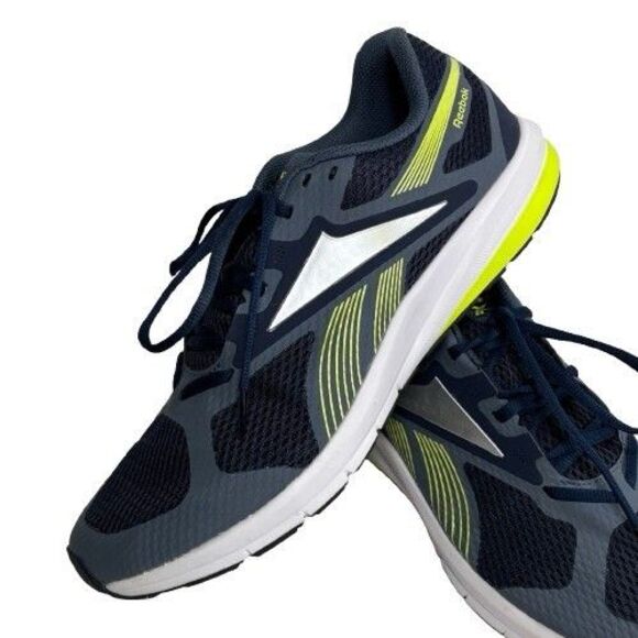 Reebok Shoes Men's 11.5 Endless Road 2.0 FV1619 Running Sneakers Navy Yellow - Picture 1 of 13